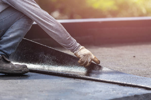 Professional Interior Drainage System technician working in Coloma, MI